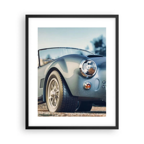 Affiche dans un cadre noir - Poster - Ce qui compte c'est le style - 40x50 cm