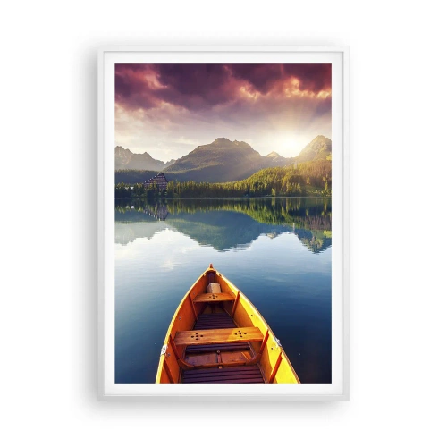 Affiche dans un cadre blanc - Poster - Rien contre nature - 70x100 cm