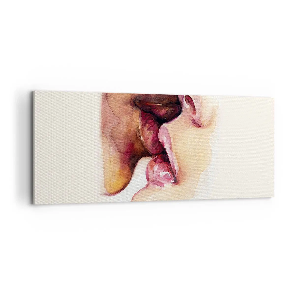 Impression sur toile - Image sur toile - Comme le jour et la nuit, la terre et le ciel - 100x40 cm