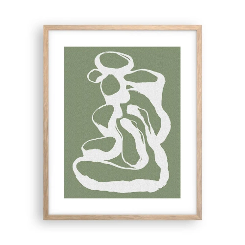 Affiche dans un chêne clair - Poster - L'appel de l'espace - 40x50 cm