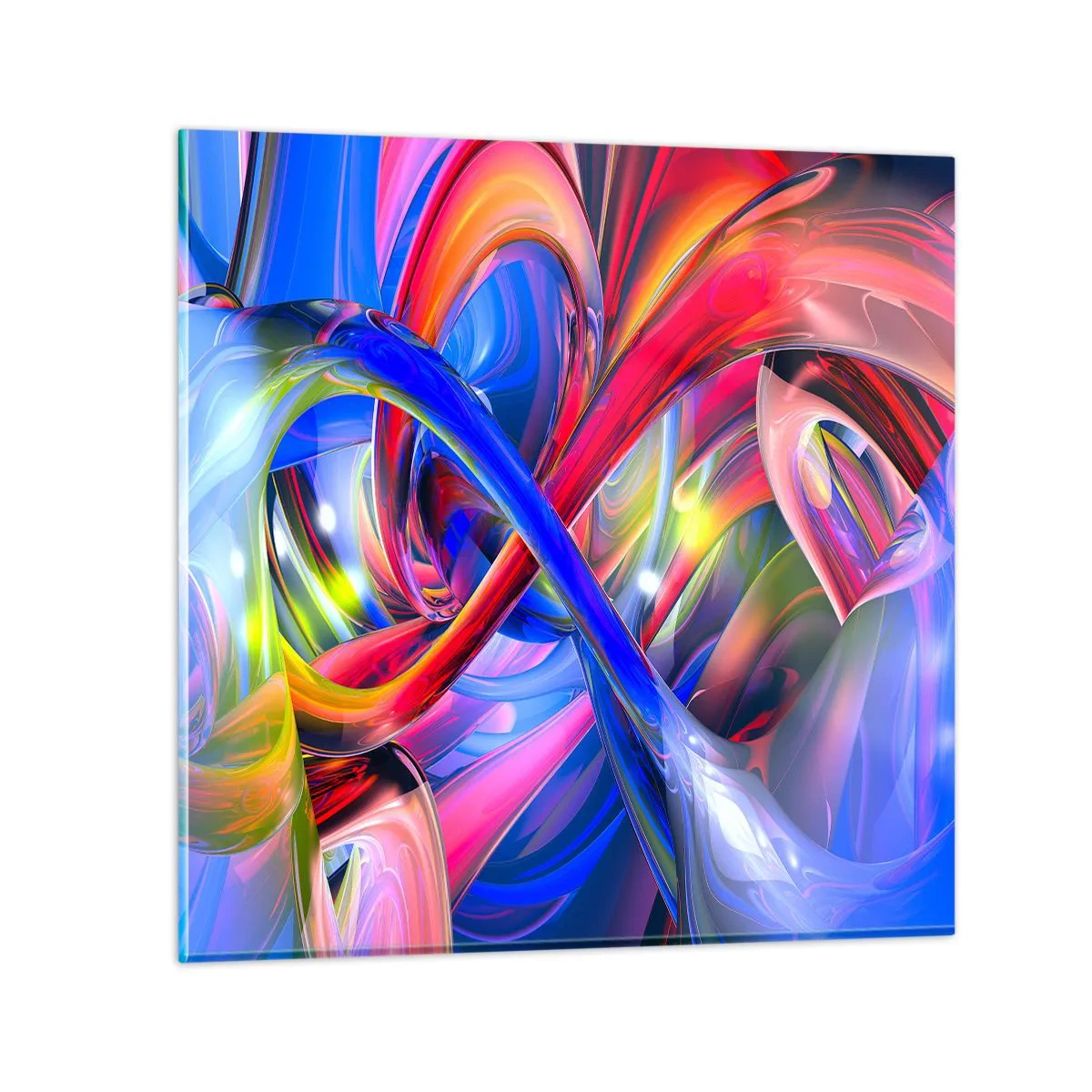 Impression sur verre - Image sur verre - La danse des nuances - 70x70 cm
