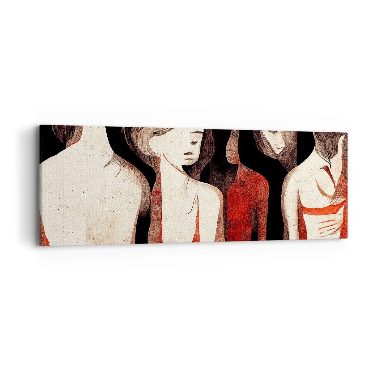 Impression sur toile - Image sur toile - Madones des ténèbres - 90x30 cm