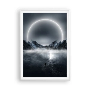 Affiche dans un cadre blanc - Poster - La fin de l'histoire - 70x100 cm