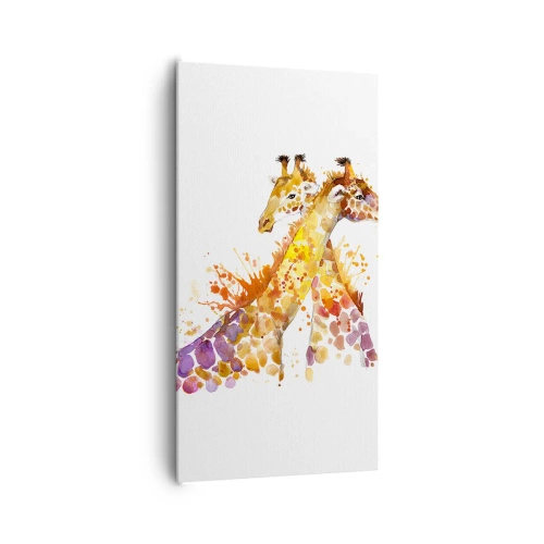 Impression sur toile - Image sur toile - Est-ce de l'amitié ou de l'amour? - 65x120 cm