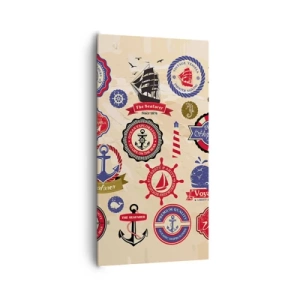 Impression sur toile - Image sur toile - La fraternité de la voile - 65x120 cm