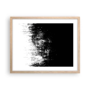 Affiche dans un chêne clair - Poster - Et le gagnant est ... - 50x40 cm