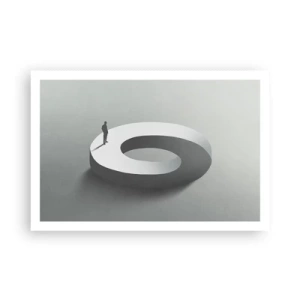 Affiche - Poster - Et sois intelligent ici - 91x61 cm