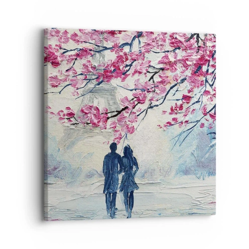 Impression sur toile - Image sur toile - Ballade romantique - 30x30 cm