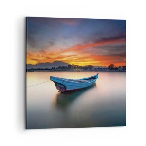 Impression sur toile - Image sur toile - Une bonne nuit arrive - 60x60 cm