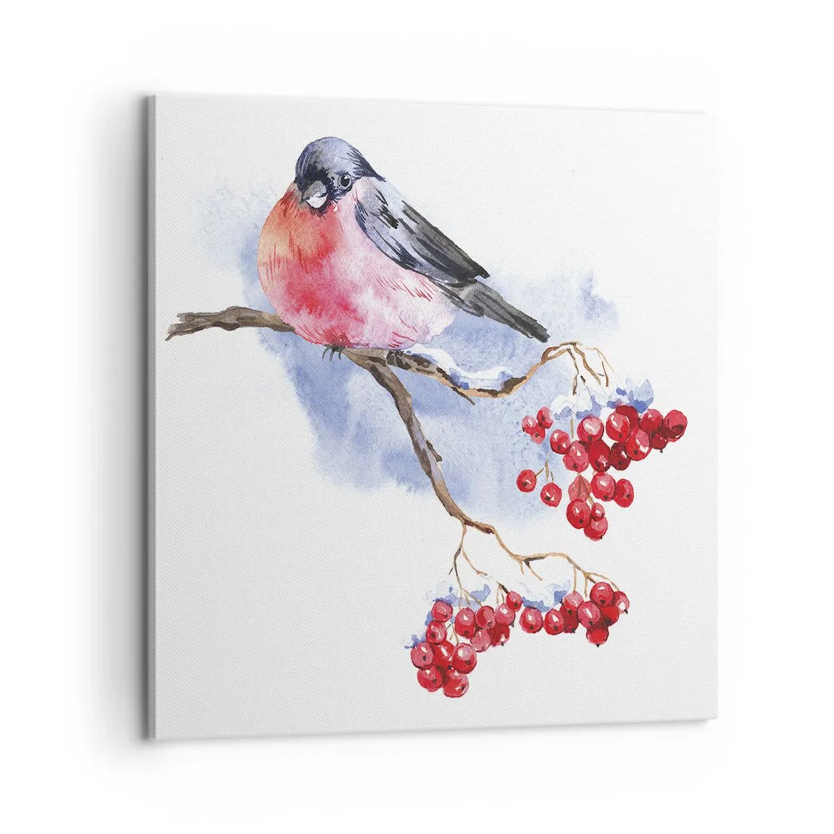 Impression sur toile - Image sur toile - L'hiver en couleurs - 60x60 cm