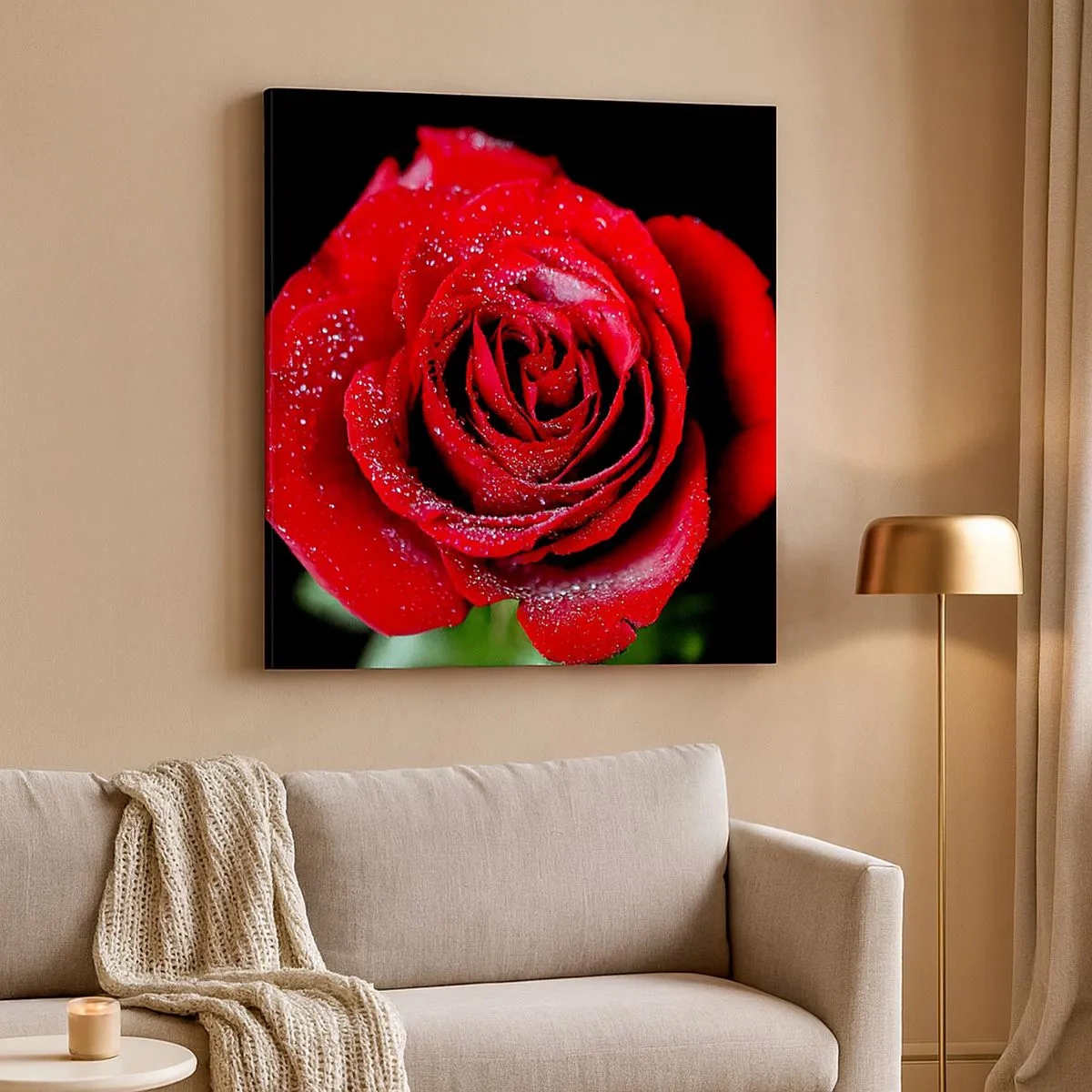 Impression sur toile - Image sur toile - C'est ça l'amour - 30x30 cm