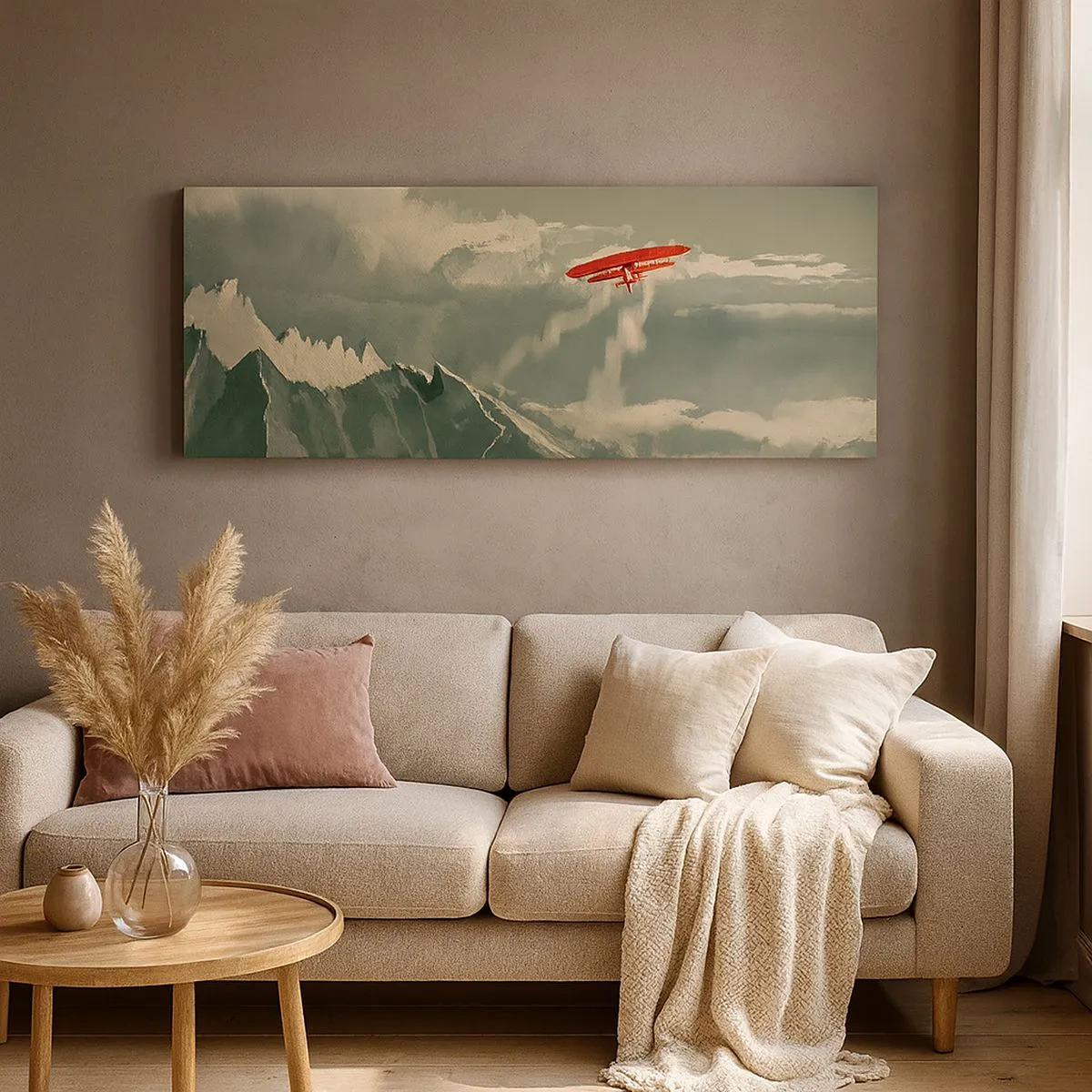 Impression sur toile - Image sur toile - Pionnier intrépide - 100x40 cm