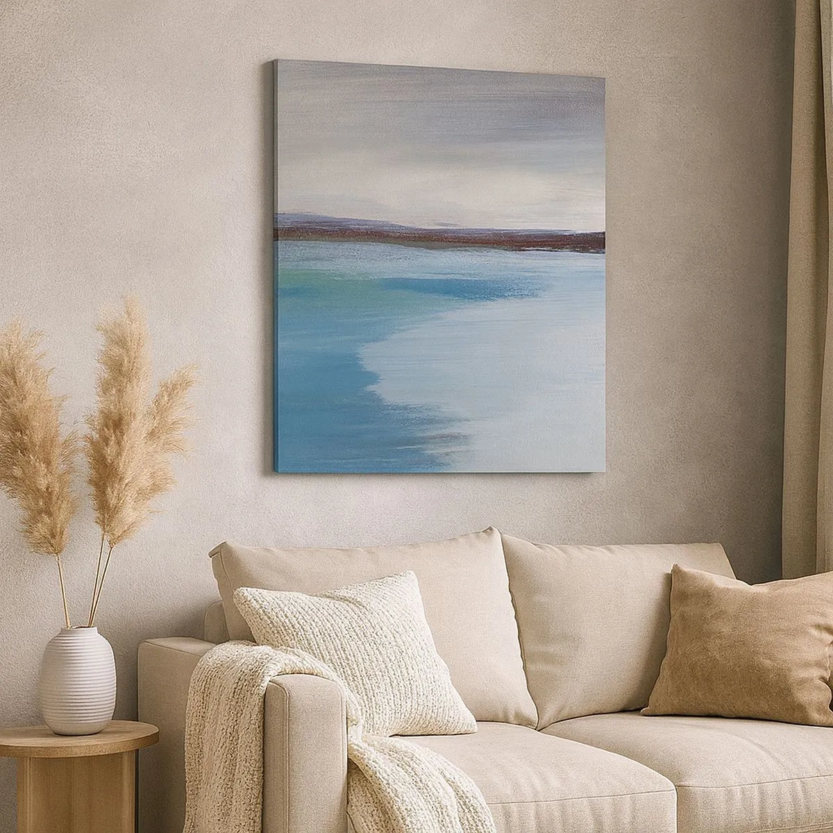 Impression sur toile - Image sur toile - Paysage horizontal - 30x30 cm