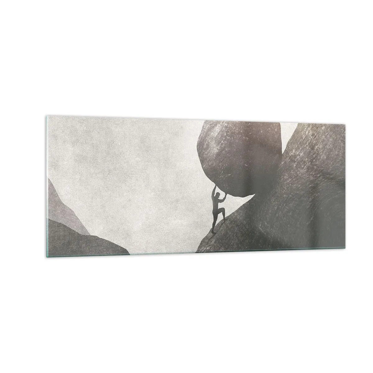 Impression sur verre - Image sur verre - Je crois contre tout espoir - 100x40 cm