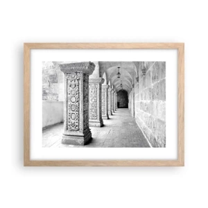 Affiche dans un chêne clair - Poster - Où cela mène-t-il…? - 40x30 cm