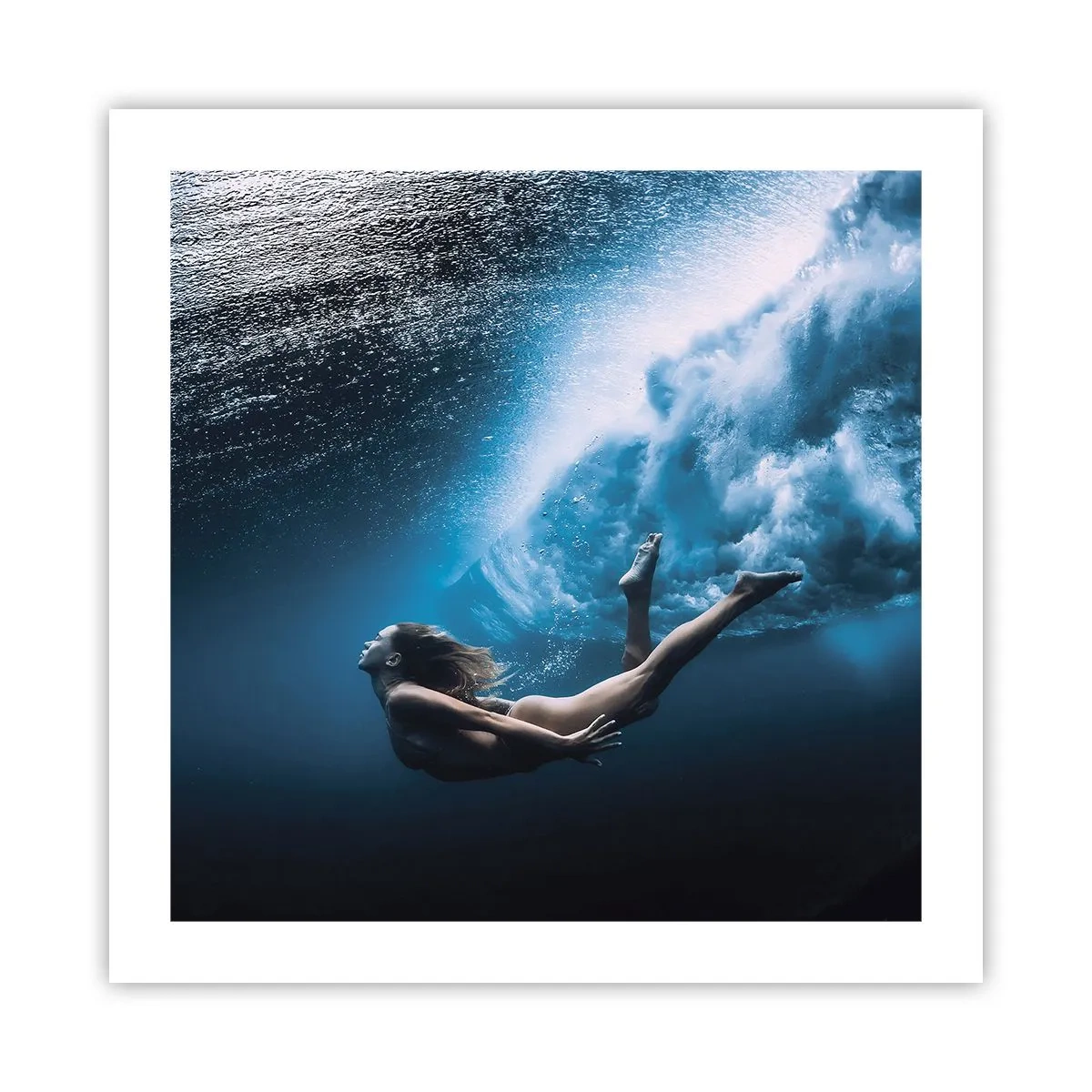 Affiche - Poster - Sirène moderne - 50x50 cm