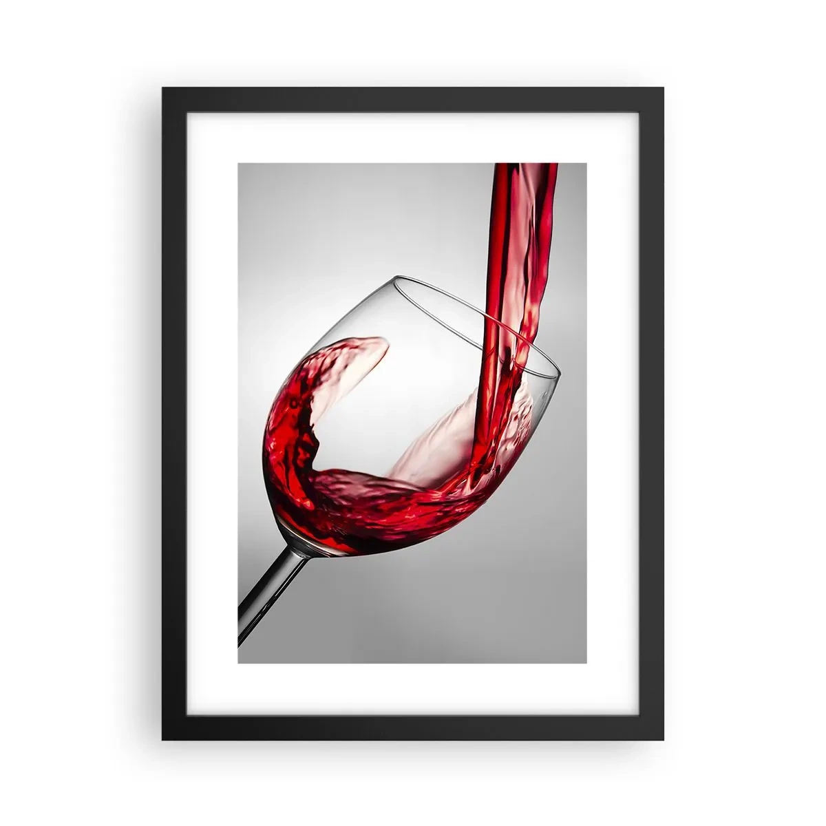Affiche dans un cadre noir - Poster - Nuance - mouvement - son - 30x40 cm