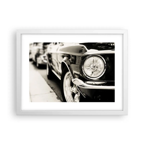 Affiche dans un cadre blanc - Poster - Brillance permanente - 40x30 cm