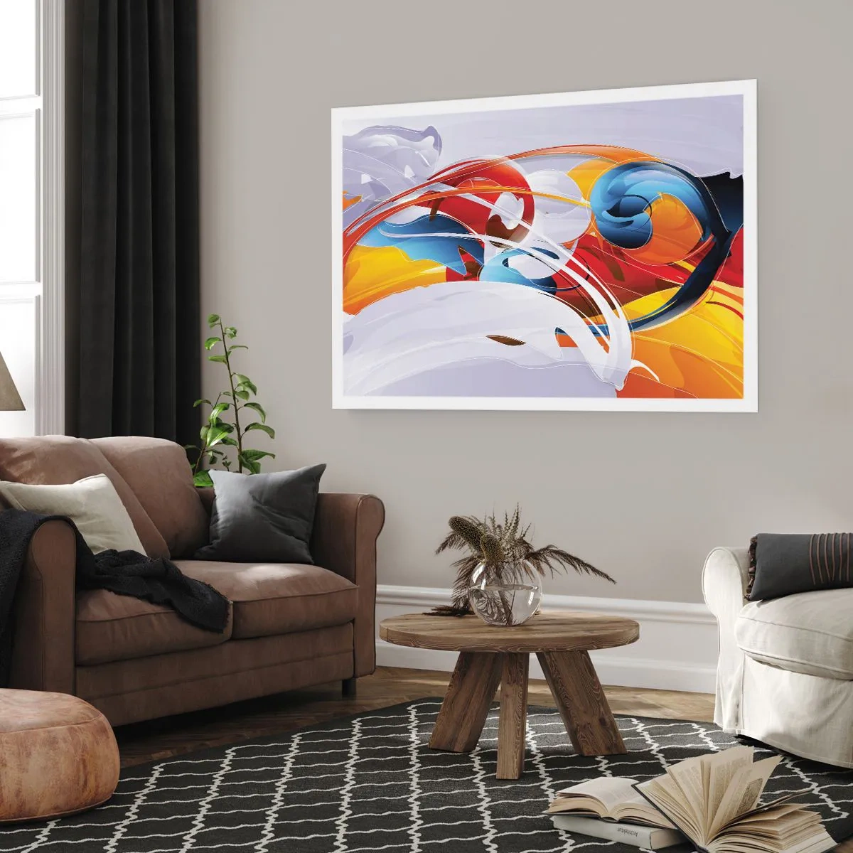 Affiche - Poster - La danse des éléments - 40x30 cm