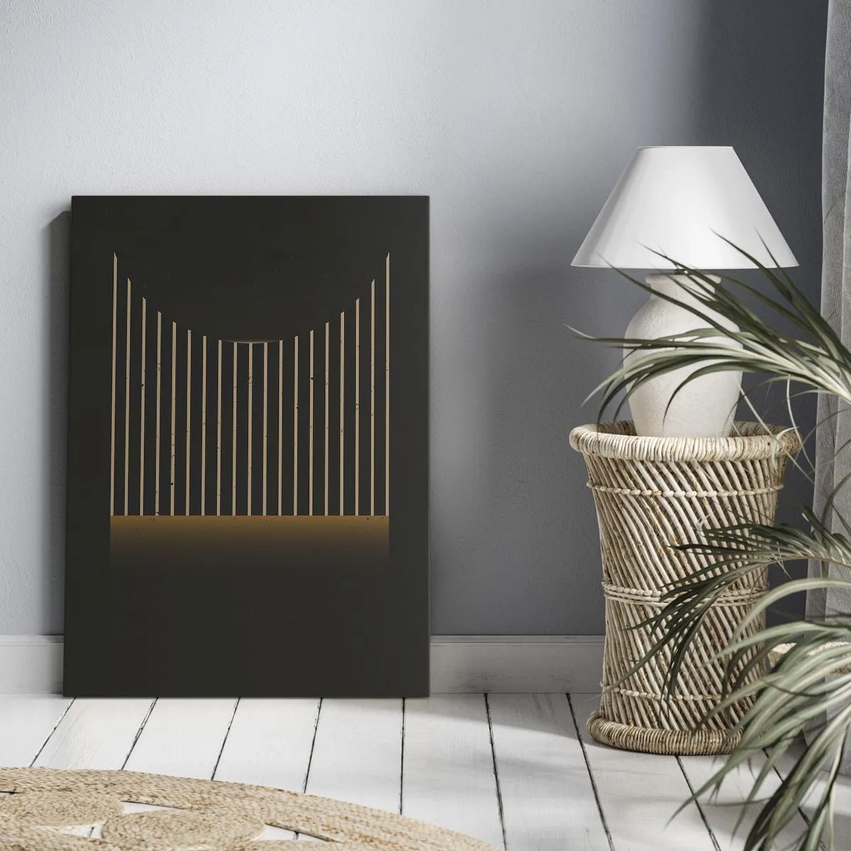 Impression sur toile - Image sur toile - Explorez les ténèbres - 55x100 cm