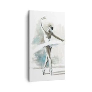 Impression sur toile - Image sur toile - Enchantement du cygne - 45x80 cm
