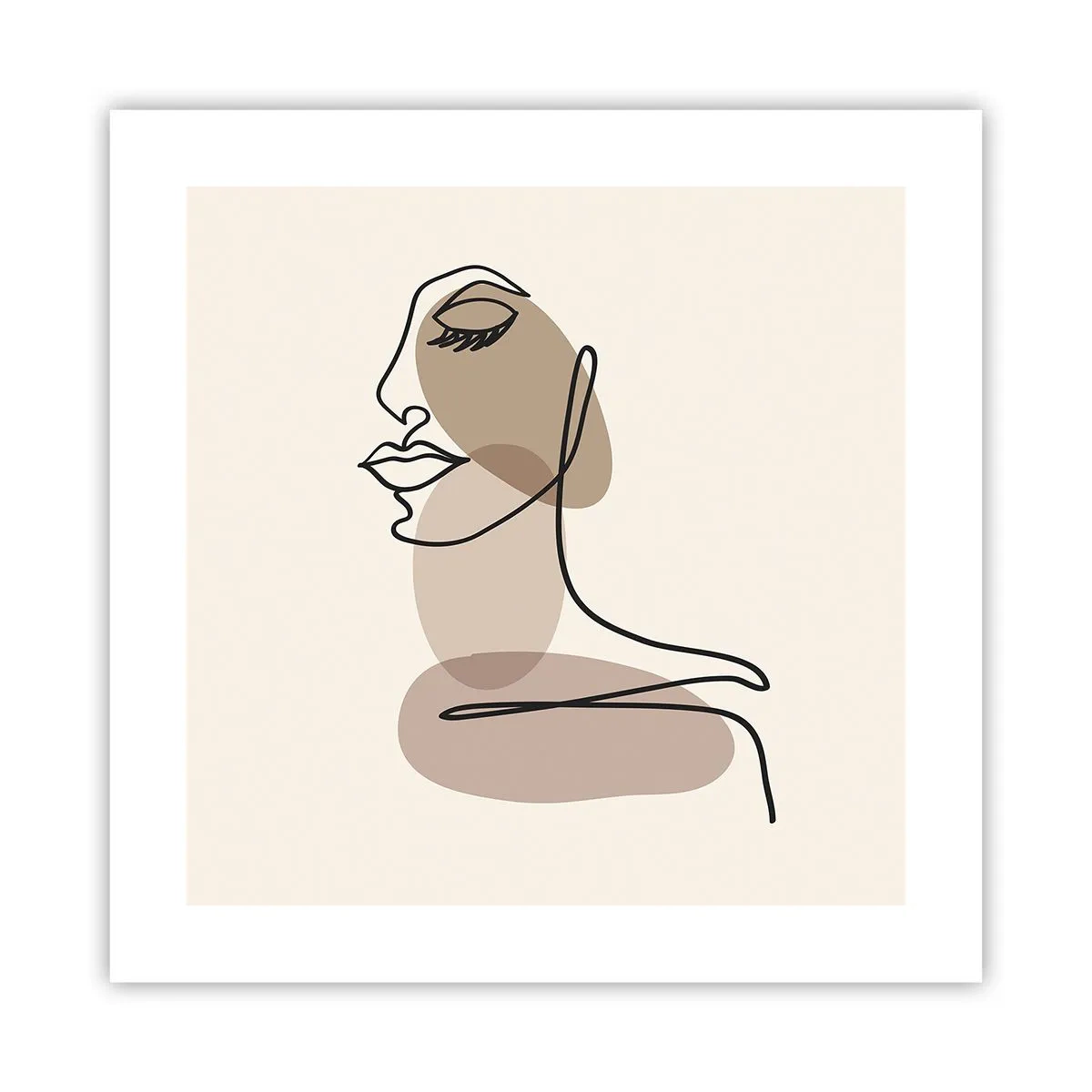 Affiche - Poster - S'écouter - 40x40 cm