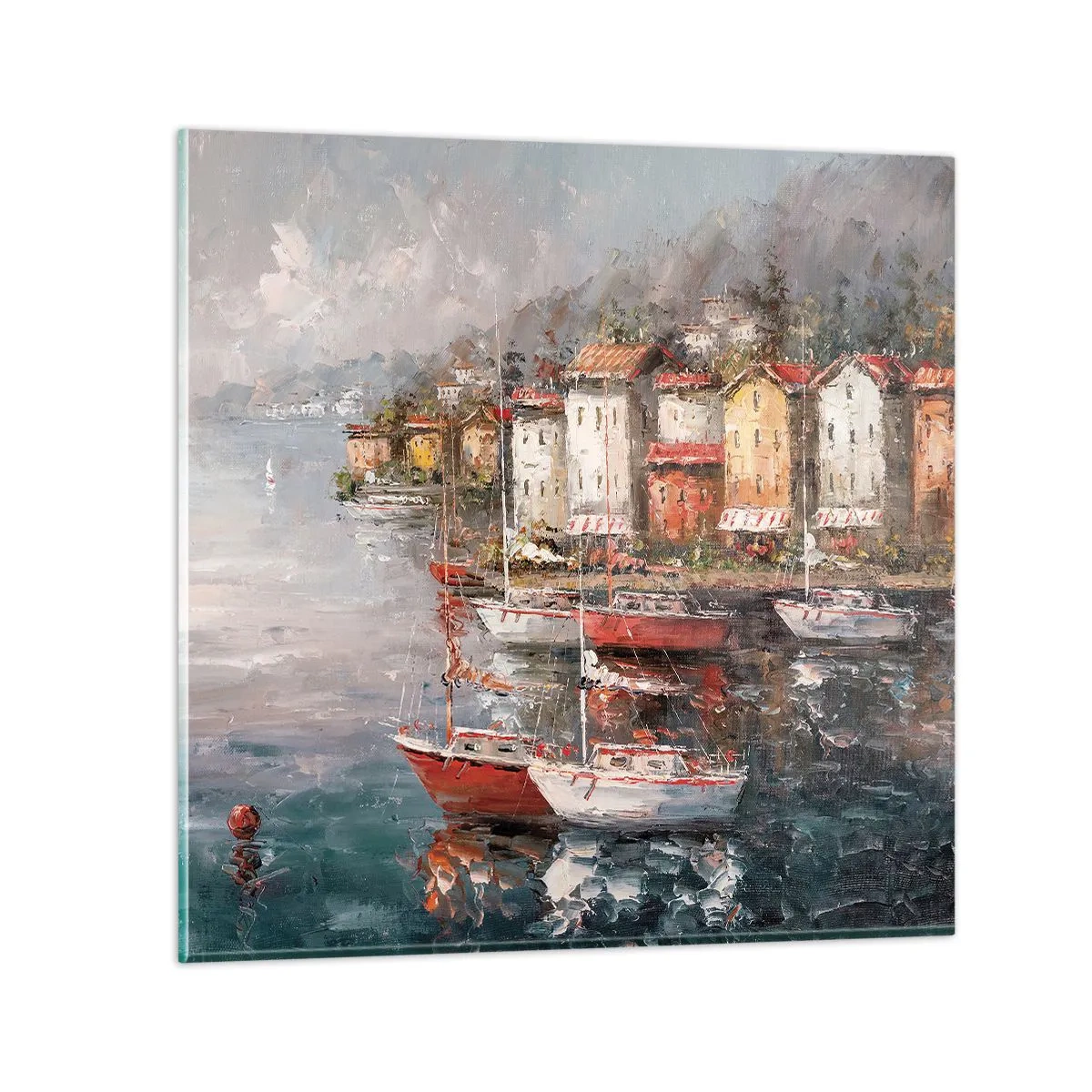 Impression sur verre - Image sur verre - Havre romantique - 30x30 cm