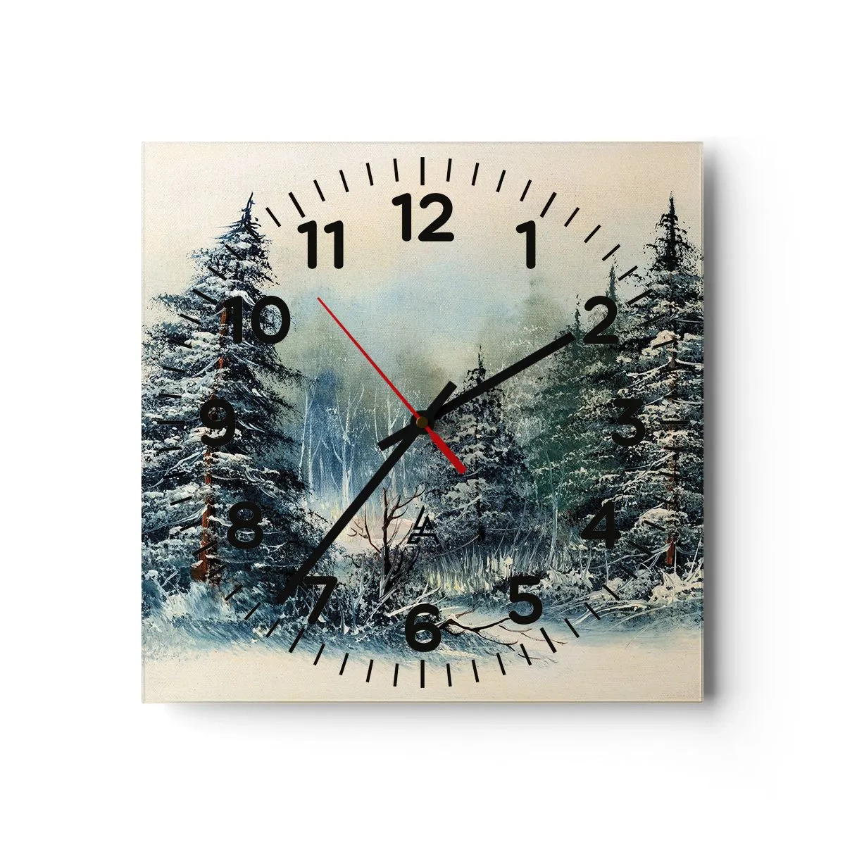 Horloge murale - Pendule murale - Prêt pour les fêtes - 30x30 cm