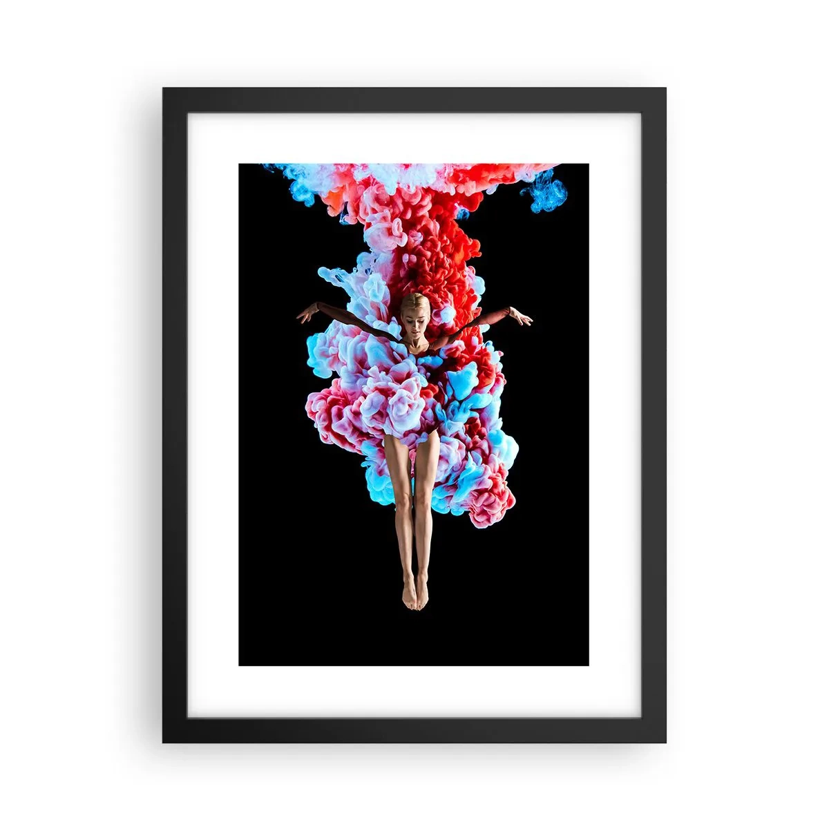 Affiche dans un cadre noir - Poster - En pleine floraison - 30x40 cm