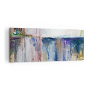 Impression sur toile - Image sur toile - Impressions et associations colorées - 100x40 cm