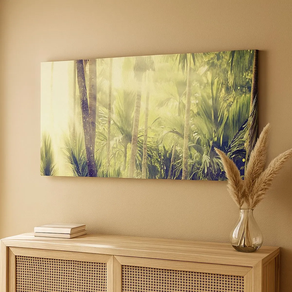 Impression sur toile - Image sur toile - Nature enflammée - 100x40 cm