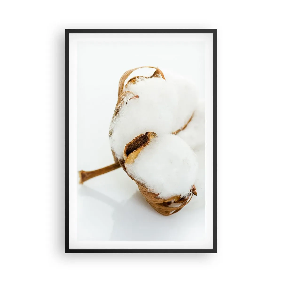 Affiche dans un cadre noir - Poster - Doux par nature - 61x91 cm