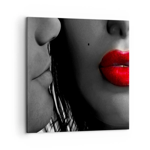 Impression sur toile - Image sur toile - Face à face - 50x50 cm