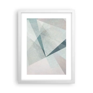 Affiche dans un cadre blanc - Poster - Calme bien que dynamique - 30x40 cm