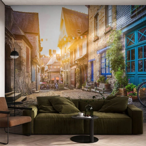 Papier peint sur mesure Autocollant Deluxe - Aux confins du monde - Ville, France, Architecture