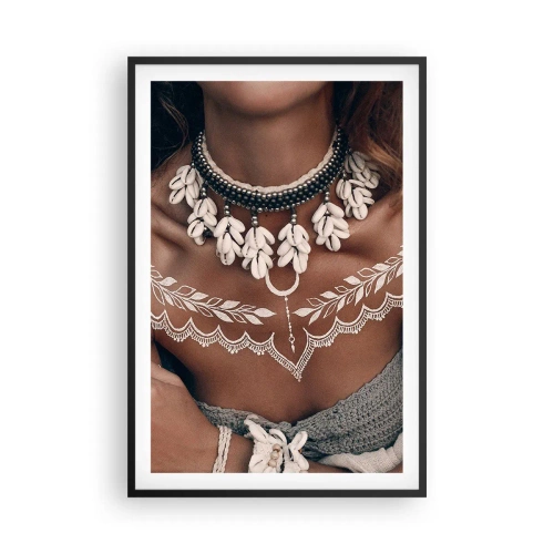 Affiche dans un cadre noir - Poster - Talismans, rituels de la féminité - 61x91 cm