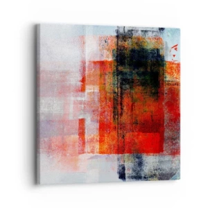 Impression sur toile - Image sur toile - Composition embrasée - 30x30 cm