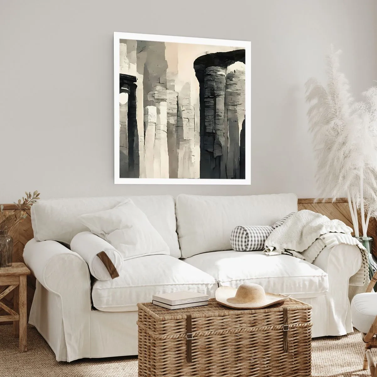 Affiche - Poster - La majesté de l'Antiquité - 40x40 cm