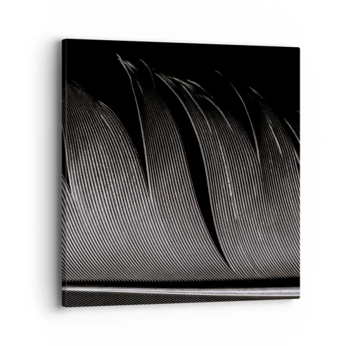 Impression sur toile - Image sur toile - La plume – un design magnifique - 40x40 cm