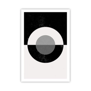 Affiche - Poster - Harmonie de noir et blanc - 61x91 cm