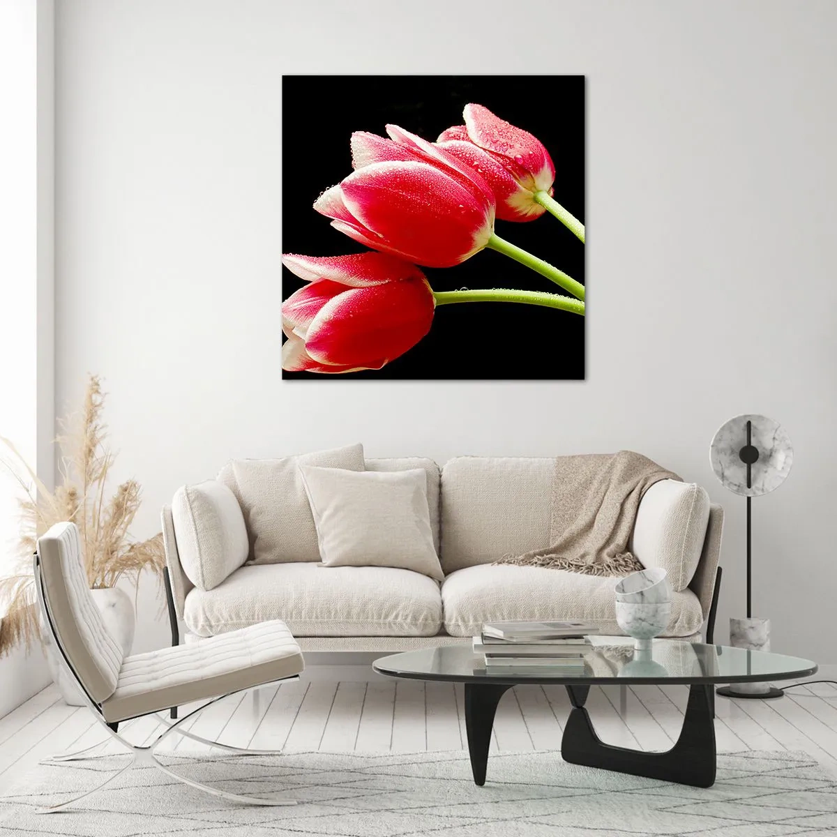 Impression sur verre - Image sur verre - Une promesse d'amour pur - 40x40 cm