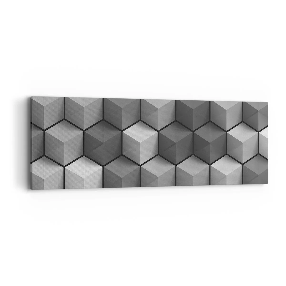 Impression sur toile - Image sur toile - Puzzle cubiste - 90x30 cm