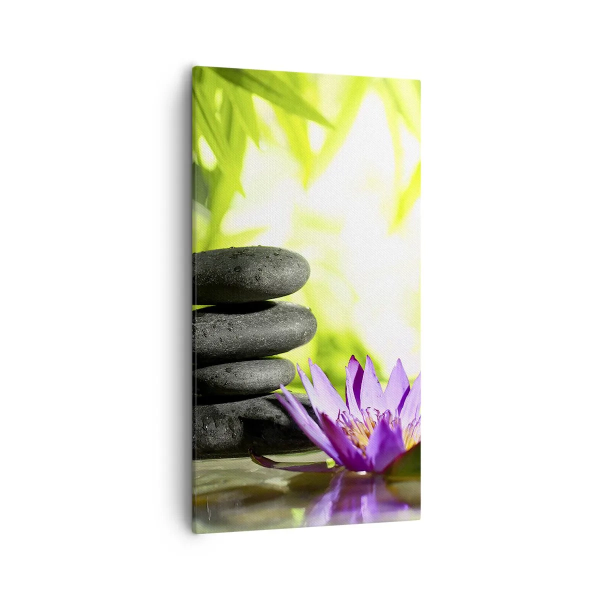 Impression sur toile - Image sur toile - Dans un buisson de bambou - 55x100 cm