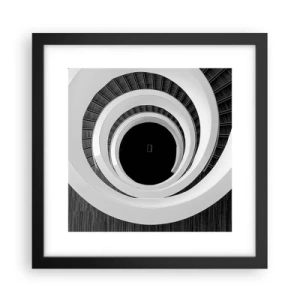 Affiche dans un cadre noir - Poster - Les choses concrêtes - 30x30 cm