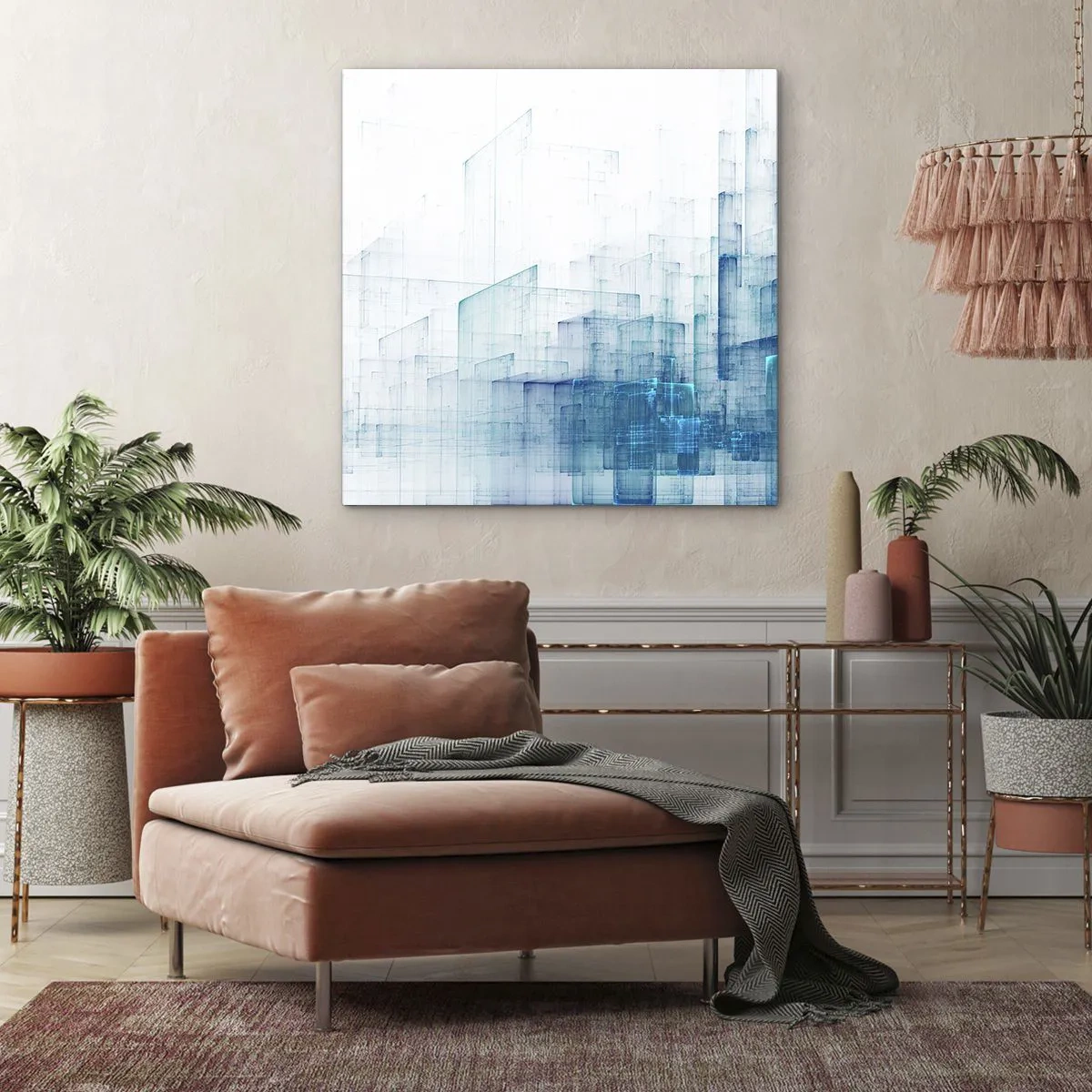 Impression sur toile - Image sur toile - Comment l’espace s’est formé - 50x50 cm