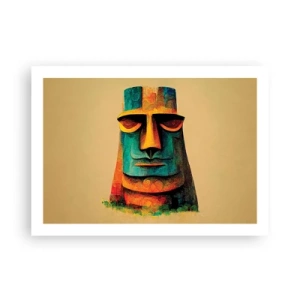 Affiche - Poster - Statuesque et sympathique - 70x50 cm