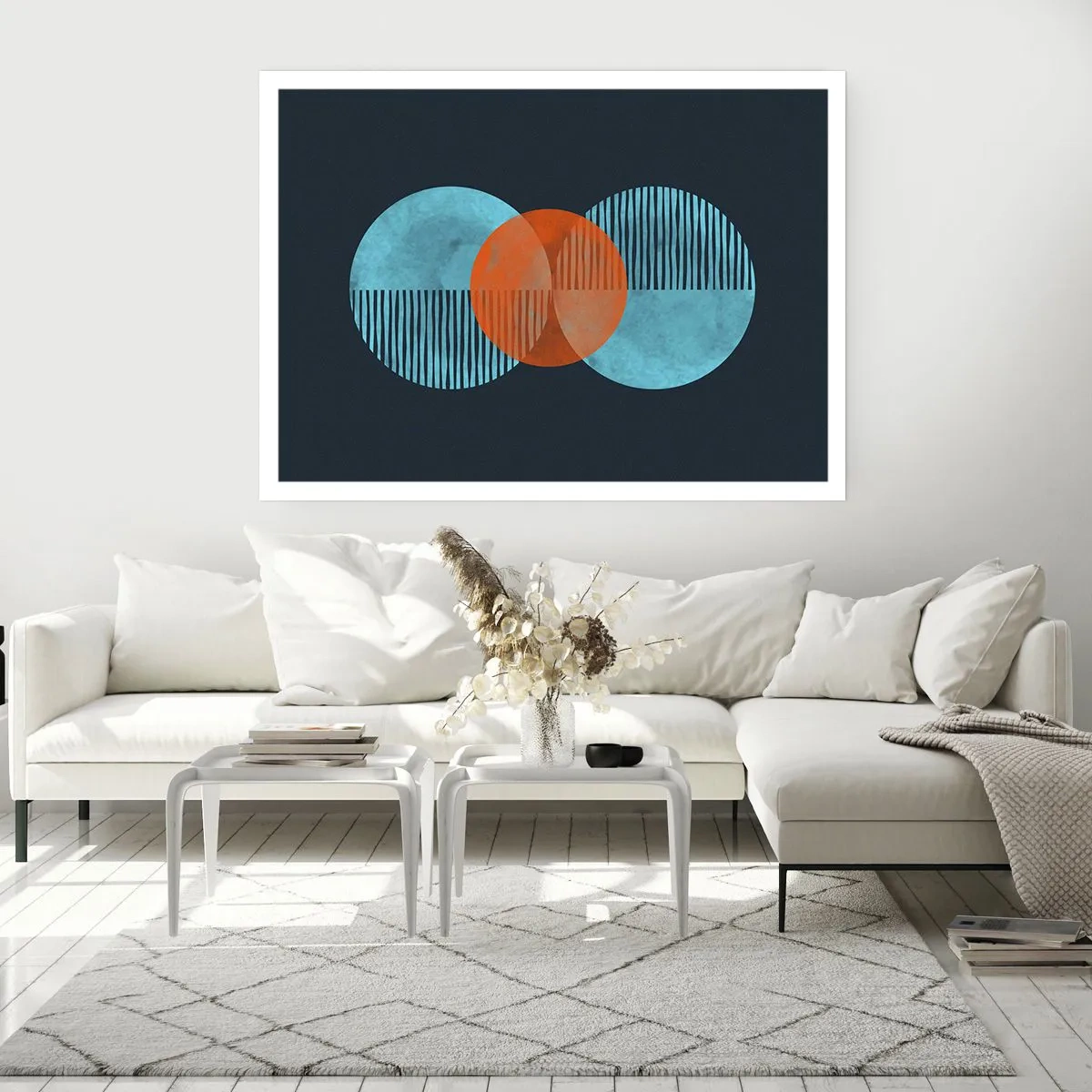 Affiche - Poster - Composition symétrique - 91x61 cm