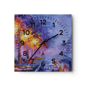 Horloge murale - Pendule murale - Une ballade idéale - 40x40 cm