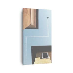 Impression sur toile - Image sur toile - Au-dessus du labyrinthe de la ville - 45x80 cm