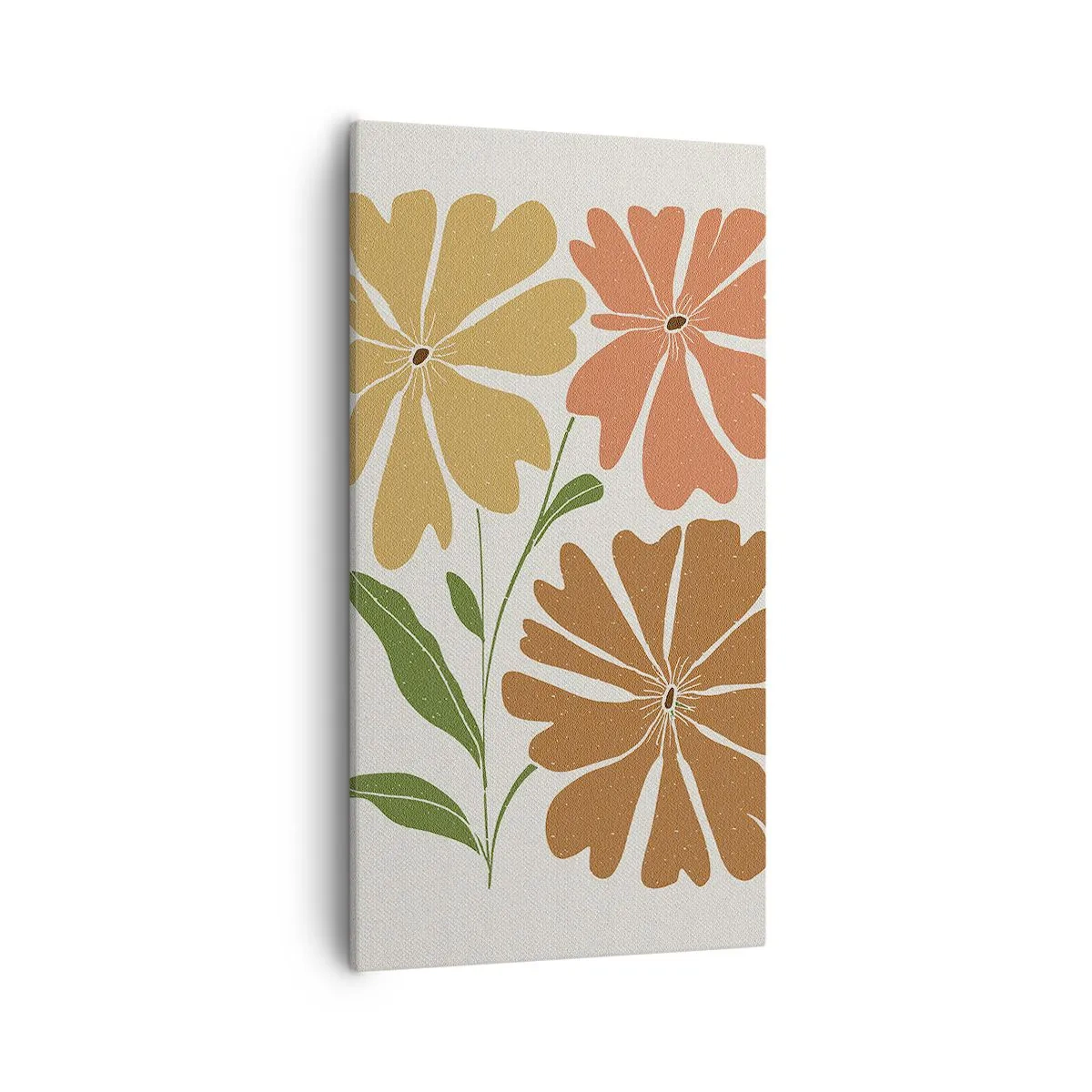 Impression sur toile - Image sur toile - Nature et géométrie - 55x100 cm